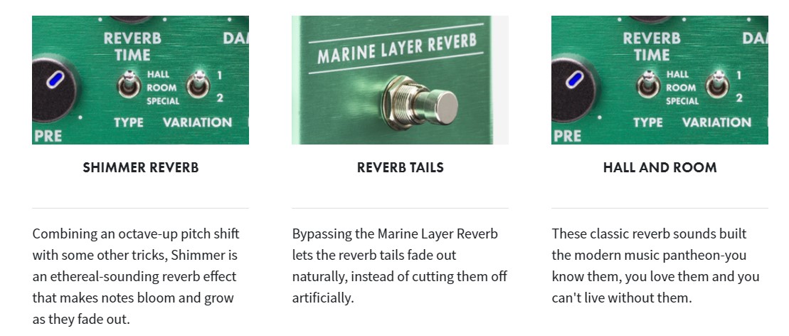 Fender Marine Layer Reverb Pedalı - gitarparca.com